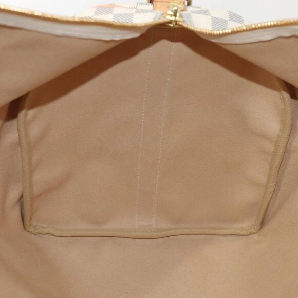 LOUIS VUITTON Damier Azur Keepall Bandouliere 55 Boston Bag N41429 Auth 78568SAV - Picture 12 of 16